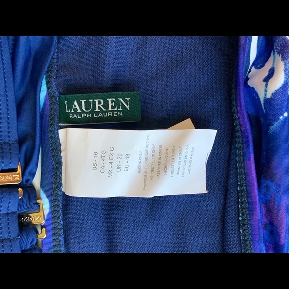 Lauren Ralph Lauren Bikini Set Size 16 - Picture 8 of 10